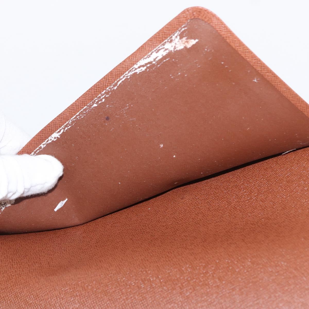 LOUIS VUITTON Epi Agenda GM Day Planner Cover Brown R20213 LV Auth 151294