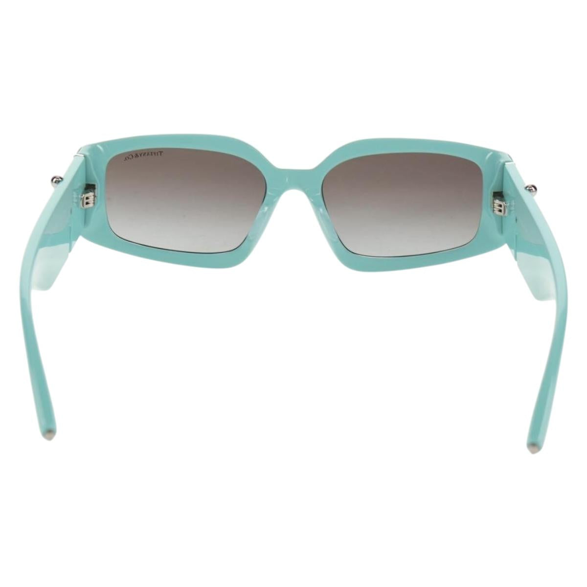 TIFFANY&Co. Sunglasses Plastic Peppermint Auth 151304M