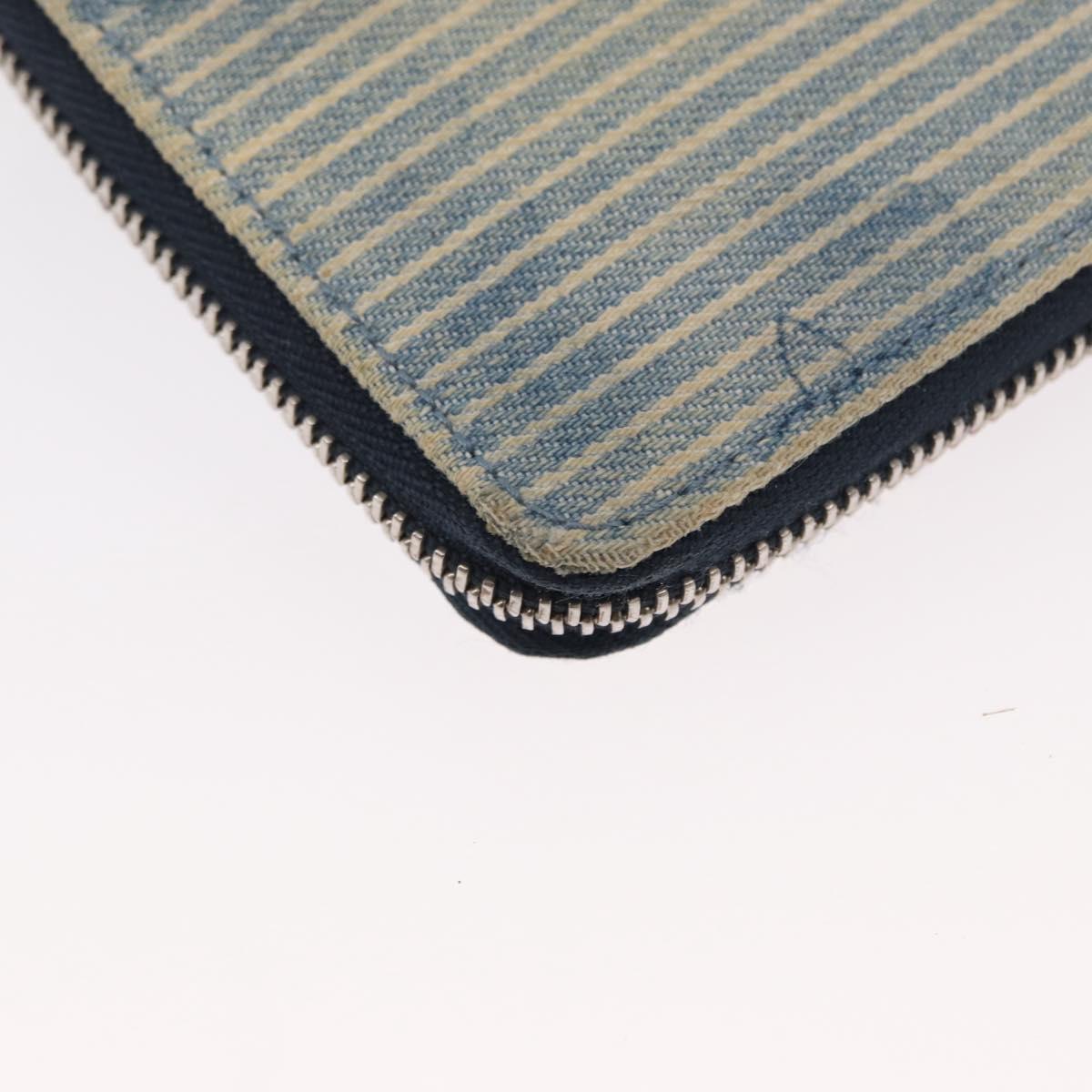 LOUIS VUITTON Monogram Watercolor Zippy Compact Wallet Blue M80461 Auth 151307