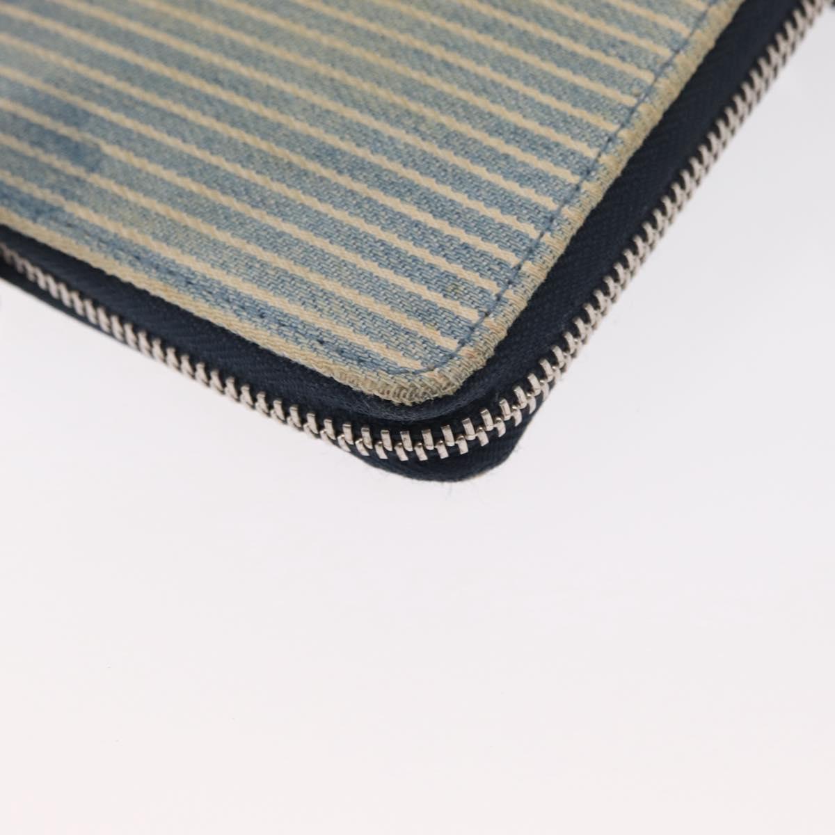 LOUIS VUITTON Monogram Watercolor Zippy Compact Wallet Blue M80461 Auth 151307