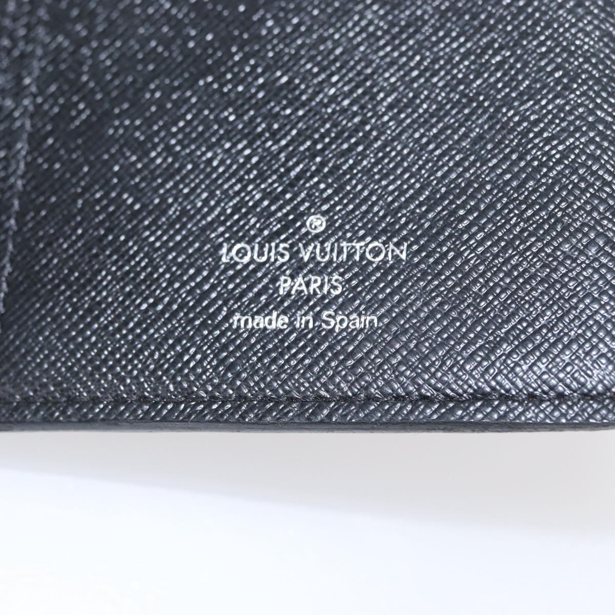 LOUIS VUITTON Damier Graphite Porte Feuille Brother Wallet N61211 Auth 151308