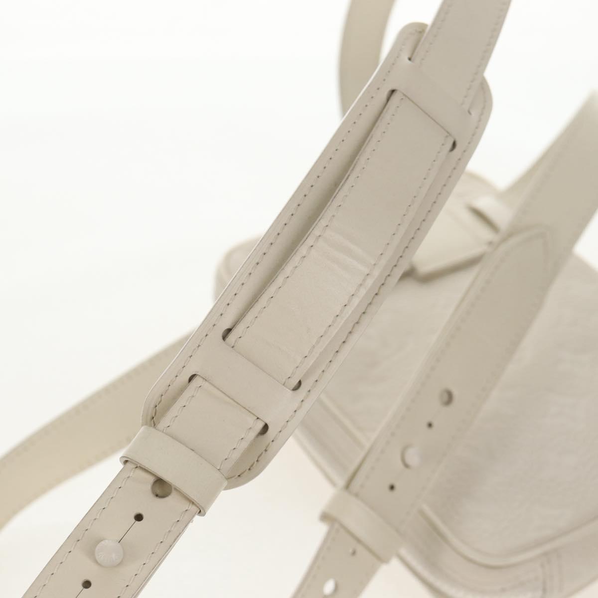 LOUIS VUITTON Taurillon Clemence Monogram Utility Side Bag M53256 Auth 151309A