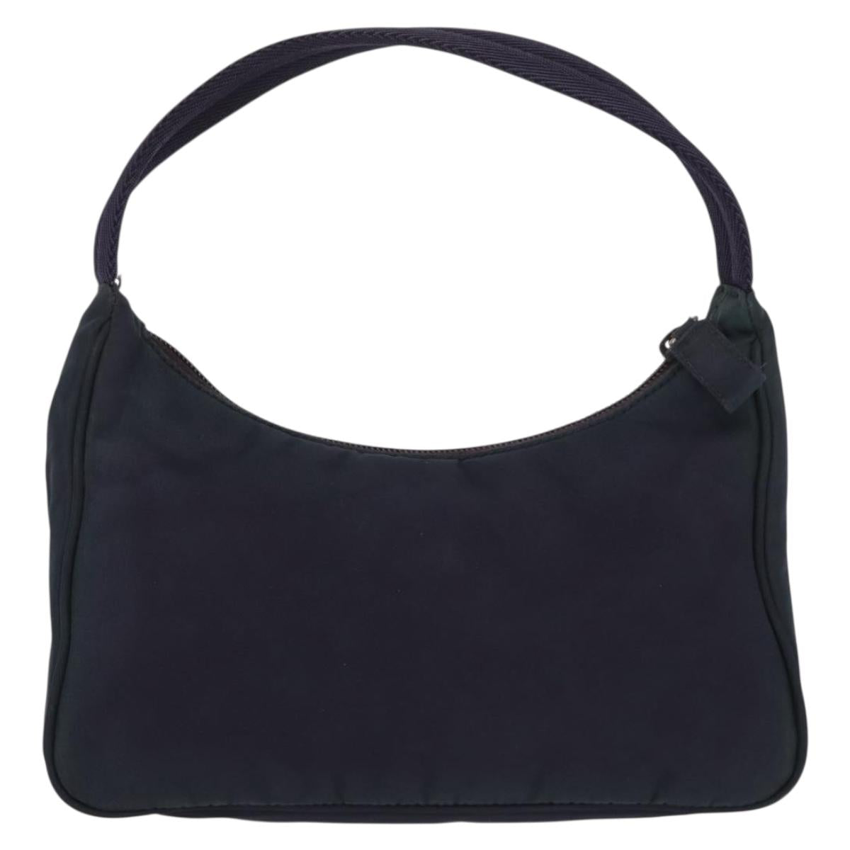 PRADA Hand Bag Nylon Purple Silver Auth 151312