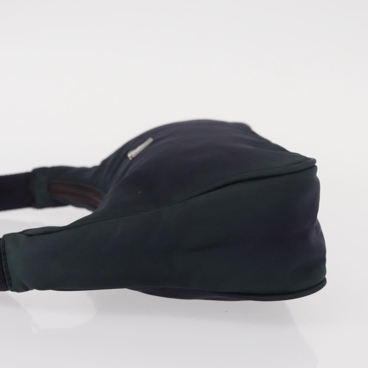 PRADA Hand Bag Nylon Purple Silver Auth 151312