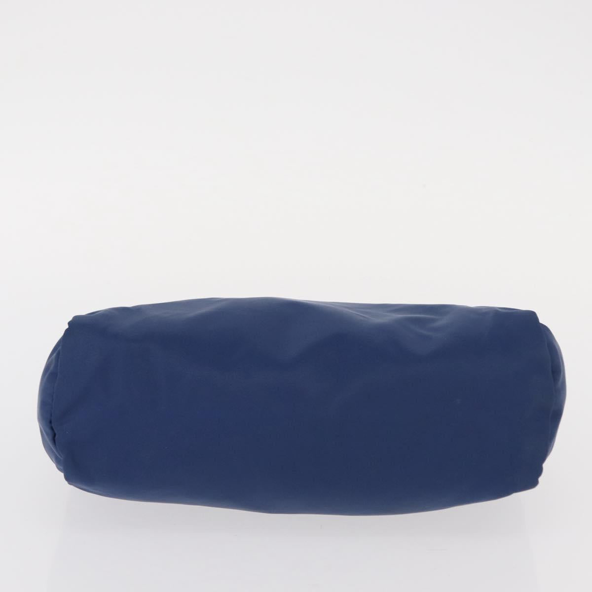 PRADA Pouch Nylon Canvas 4 Set Blue Red khaki Auth 151313