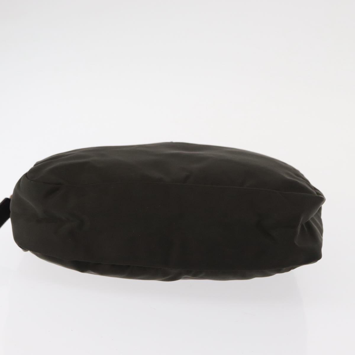 PRADA Pouch Nylon Canvas 4 Set Blue Red khaki Auth 151313