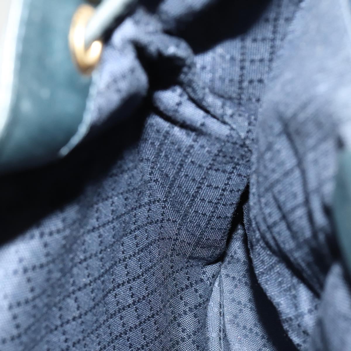 GUCCI Bamboo Backpack Leather Black Gold 003 2058 0016 Auth 151336