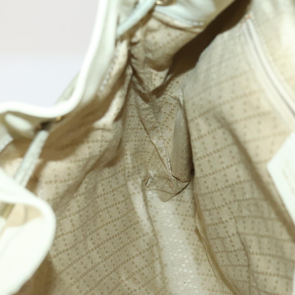 GUCCI Bamboo Backpack Leather Outlet Ivory Gold 003 8016 2058 Auth 151337