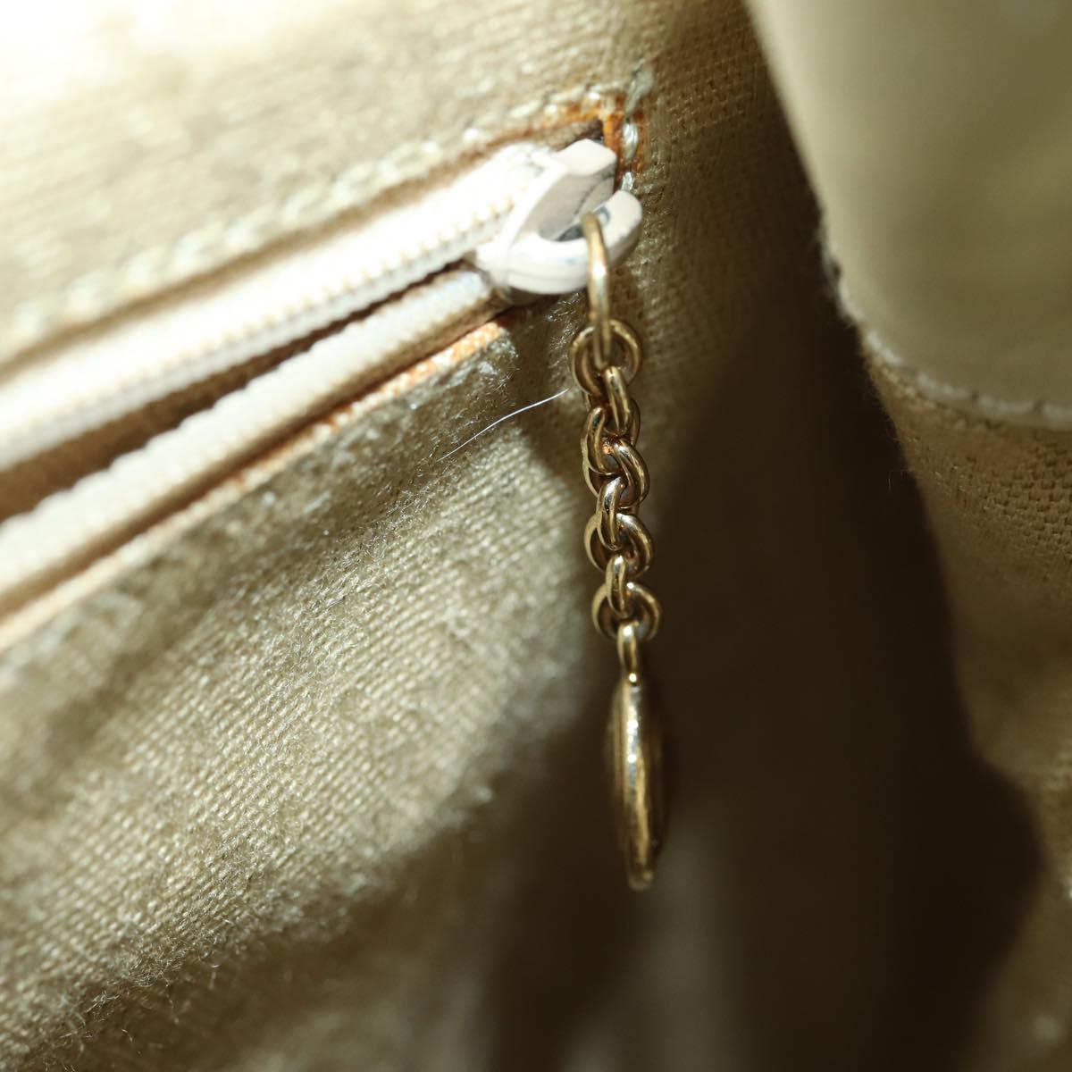 GUCCI Bamboo Backpack Leather Outlet Ivory Gold 003 8016 2058 Auth 151337