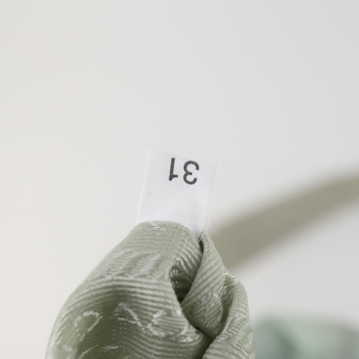 PRADA Backpack Nylon Light Blue Silver Auth 151340