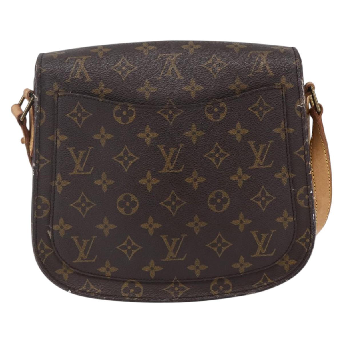 LOUIS VUITTON Monogram Saint Cloud GM Shoulder Bag M51242 LV Auth 151352