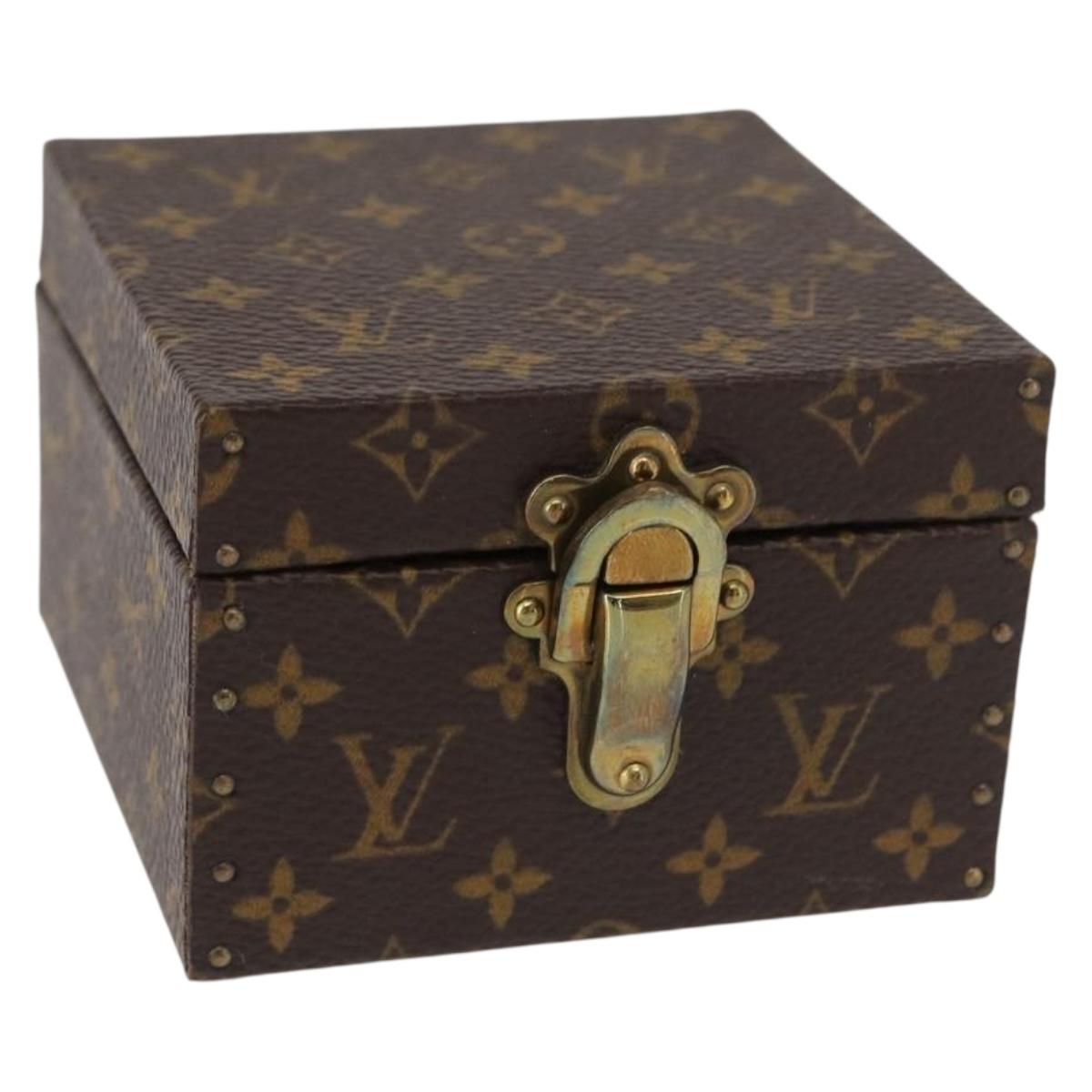 LOUIS VUITTON Monogram Eccrine Declaration Jewelry Box M21010 LV Auth 151366V