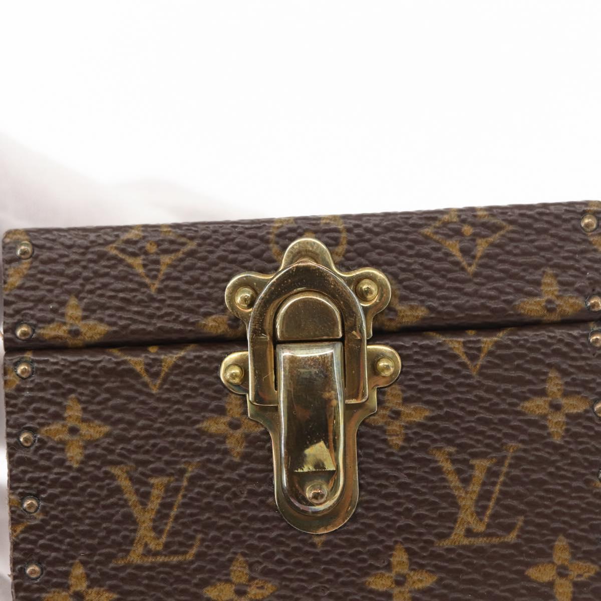 LOUIS VUITTON Monogram Eccrine Declaration Jewelry Box M21010 LV Auth 151367V