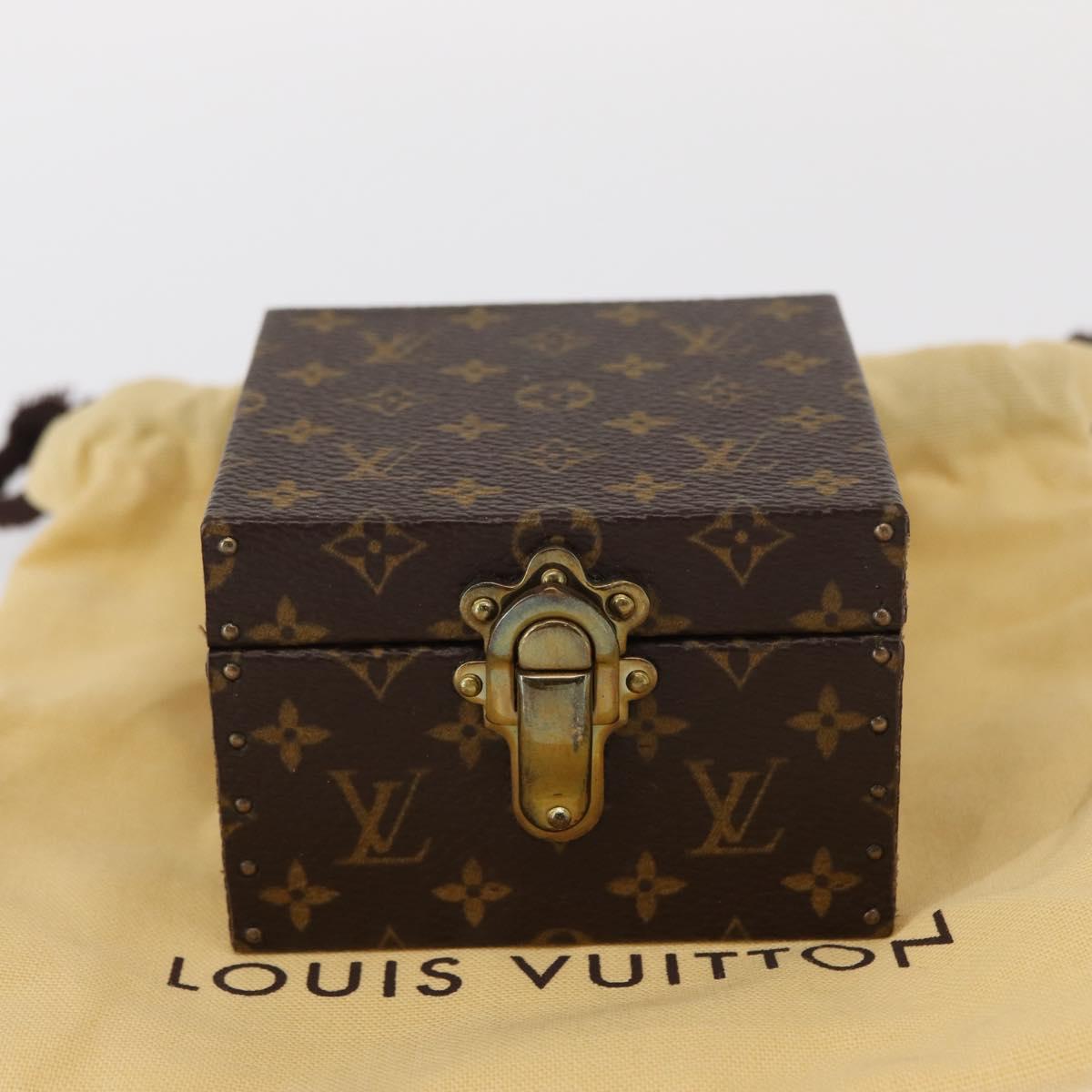 LOUIS VUITTON Monogram Eccrine Declaration Jewelry Box M21010 LV Auth 151367V