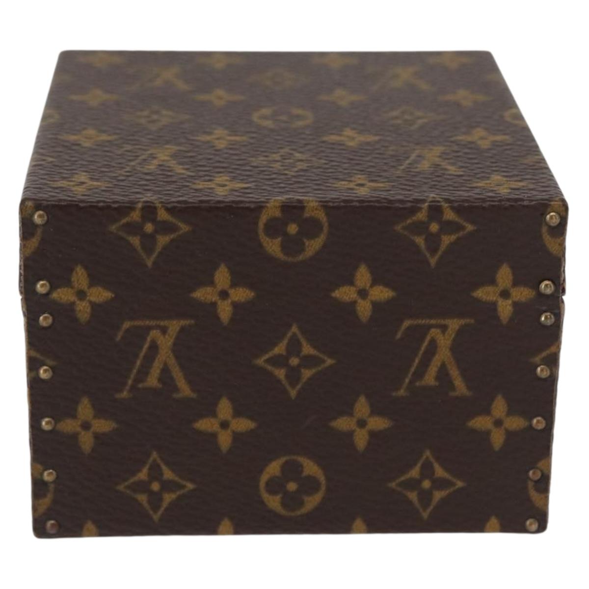LOUIS VUITTON Monogram Eccrine Declaration Jewelry Box M21010 LV Auth 151367V