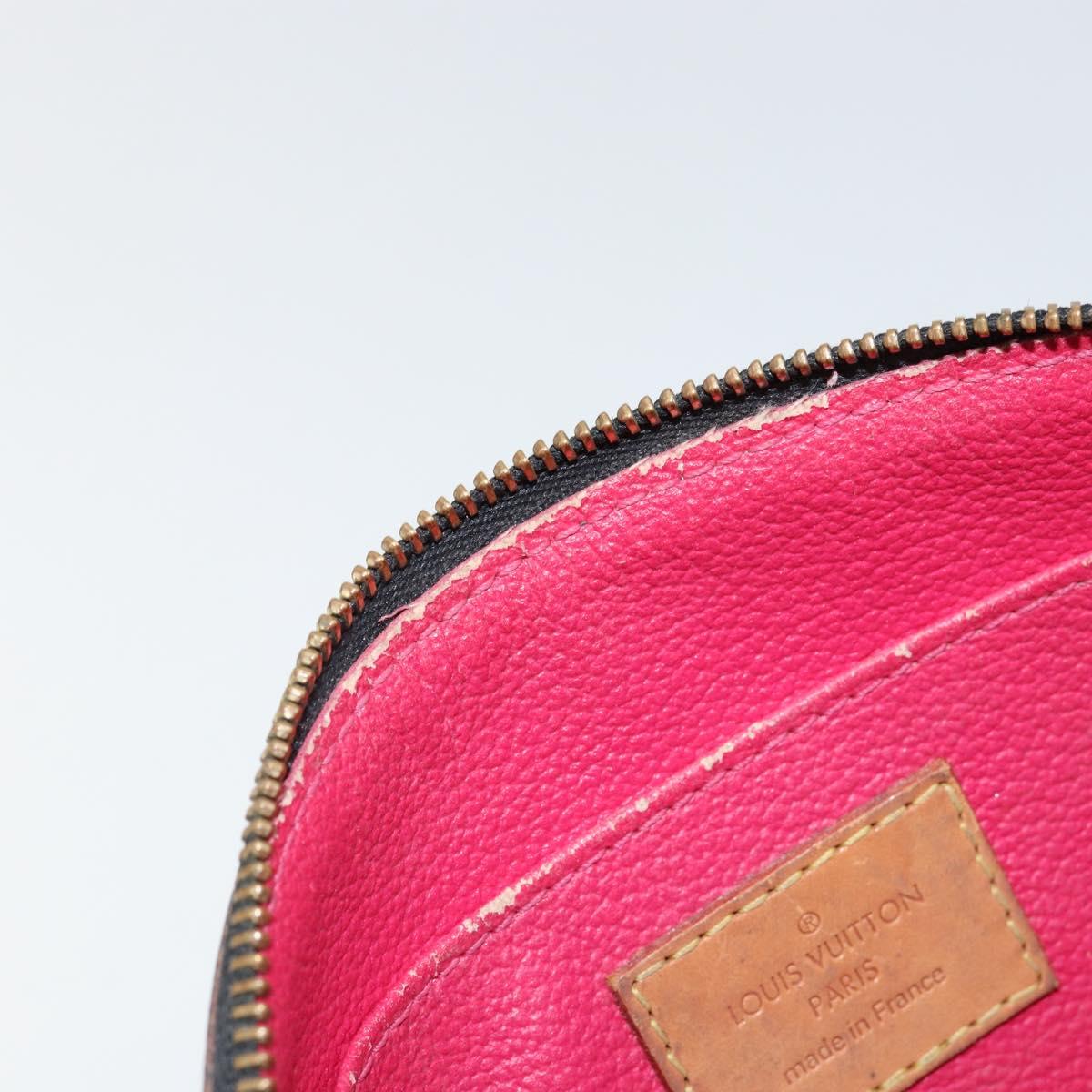 LOUIS VUITTON Monogram Multicolor Pochette Pouch Black M47355 LV Auth 151368V