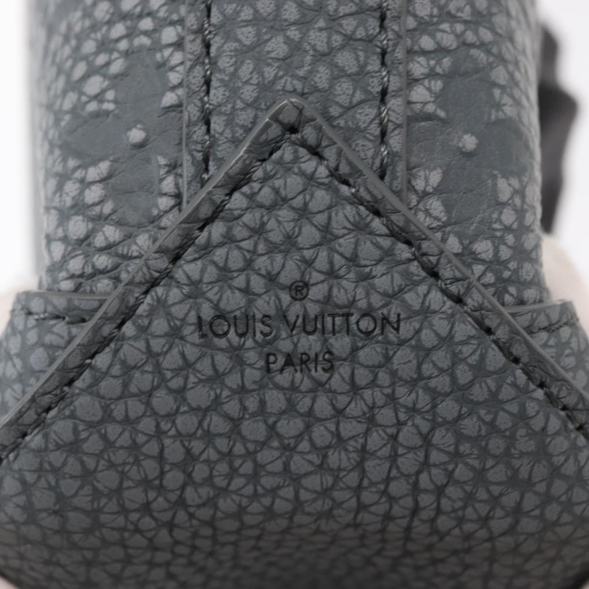 LOUIS VUITTON Taurillon Climbing Hobo Cruiser PM Bag Gray M20875 Auth 151374SM