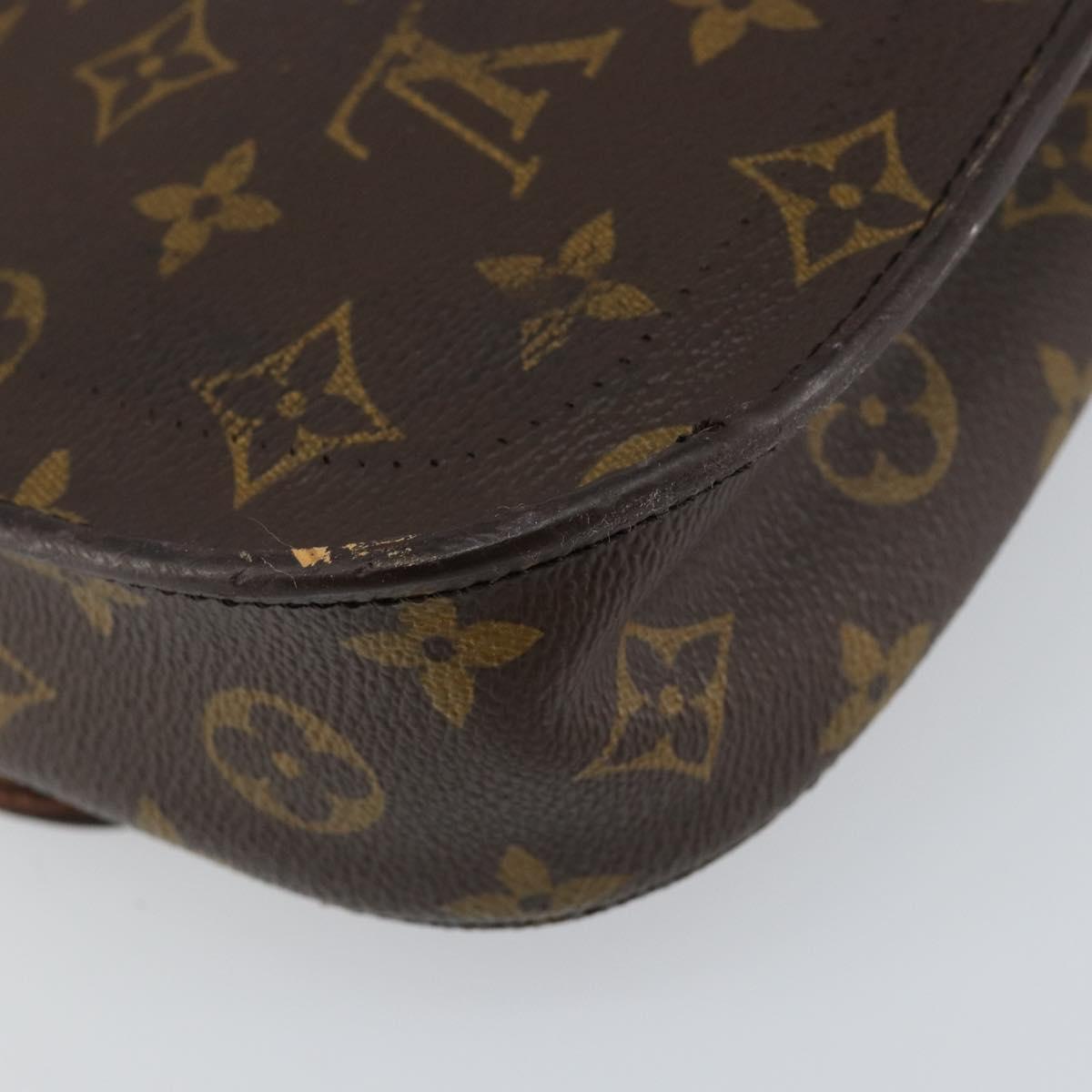 LOUIS VUITTON Monogram Saint Cloud MM Shoulder Bag M51243 LV Auth 151385