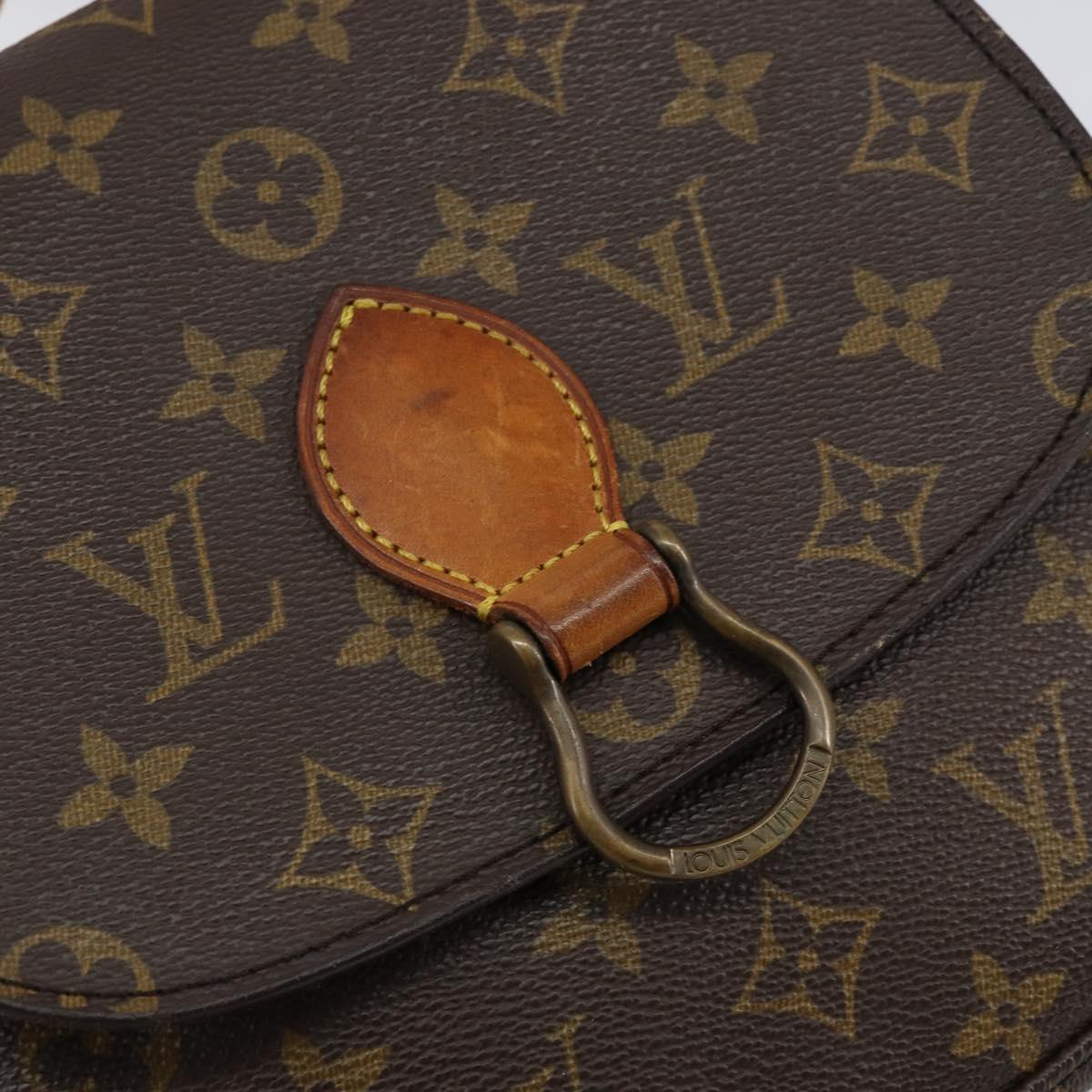 LOUIS VUITTON Monogram Saint Cloud MM Shoulder Bag M51243 LV Auth 151385