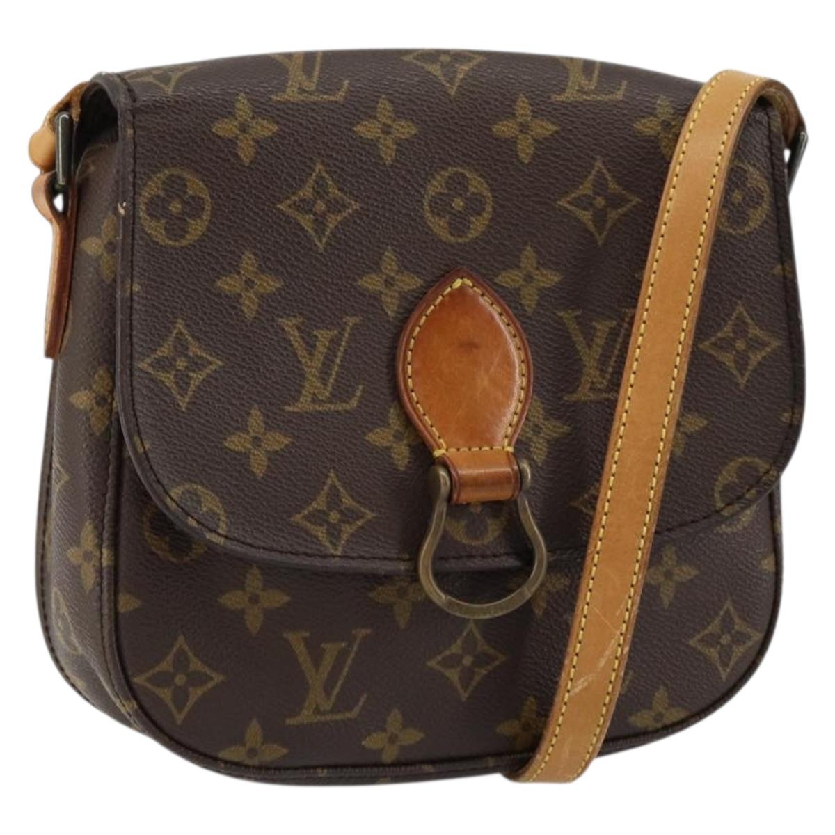 LOUIS VUITTON Monogram Saint Cloud MM Shoulder Bag M51243 LV Auth 151385