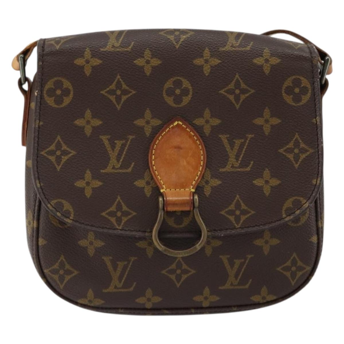 LOUIS VUITTON Monogram Saint Cloud MM Shoulder Bag M51243 LV Auth 151385