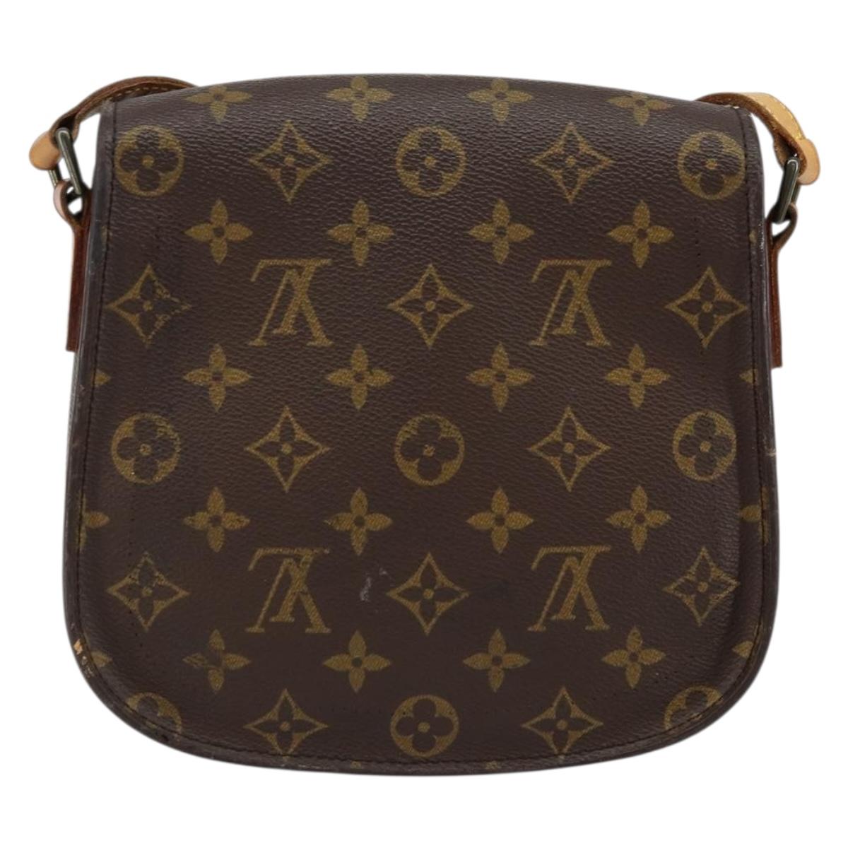 LOUIS VUITTON Monogram Saint Cloud MM Shoulder Bag M51243 LV Auth 151385