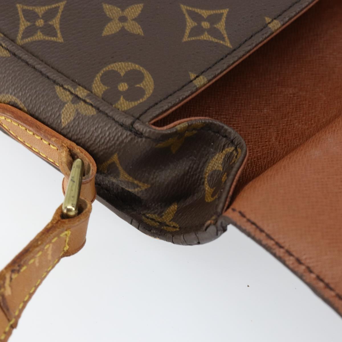 LOUIS VUITTON Monogram Saint Cloud MM Shoulder Bag M51243 LV Auth 151386