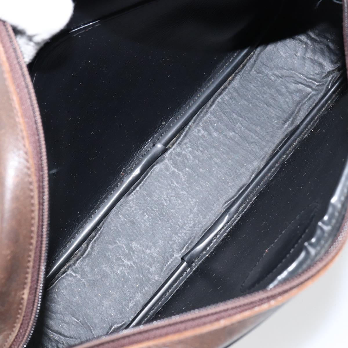 Burberrys Nova Check Shoulder Bag Canvas Beige Gold Auth 151396