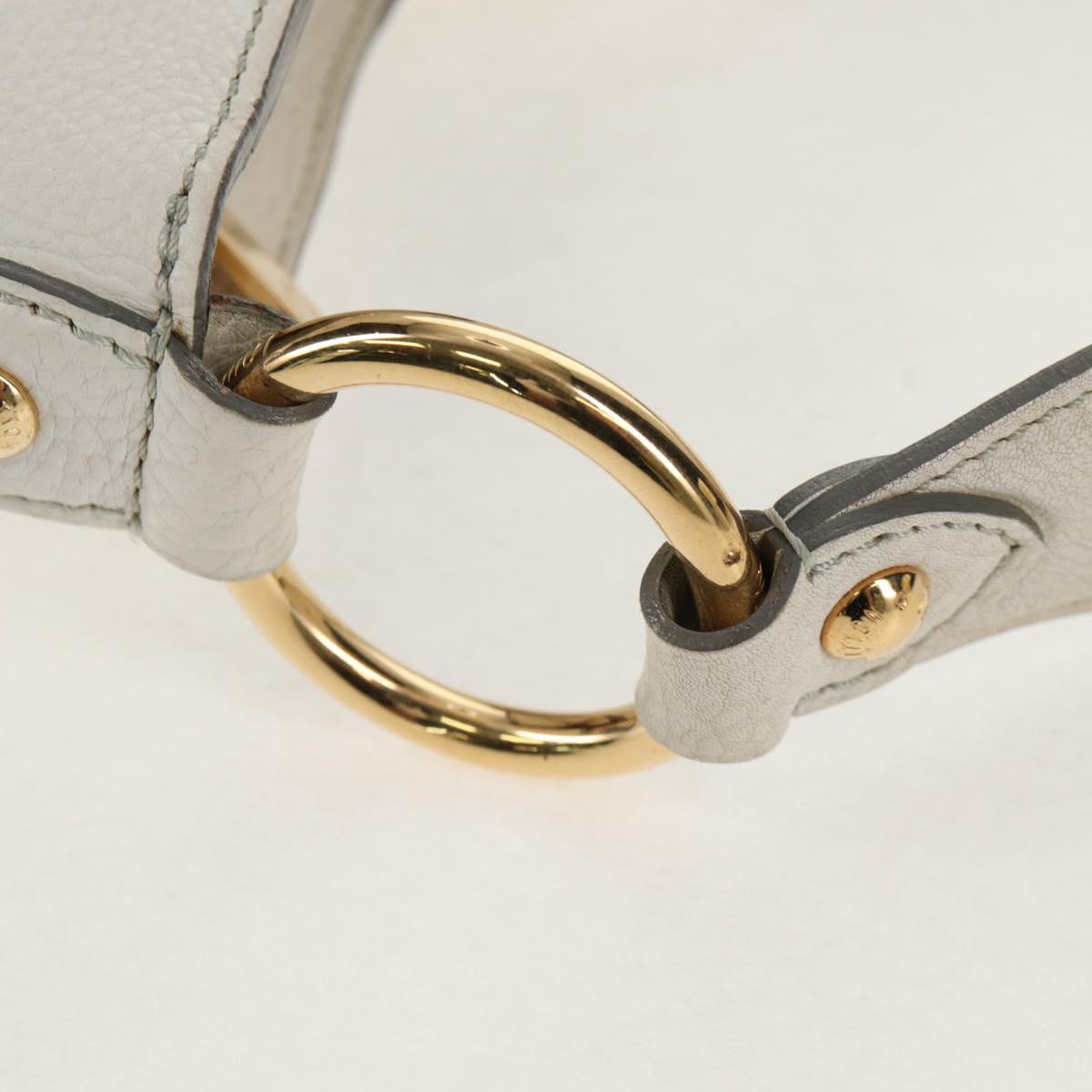 LOUIS VUITTON Mahina Solar GM Hand Bag White M93128 LV Auth 151410A