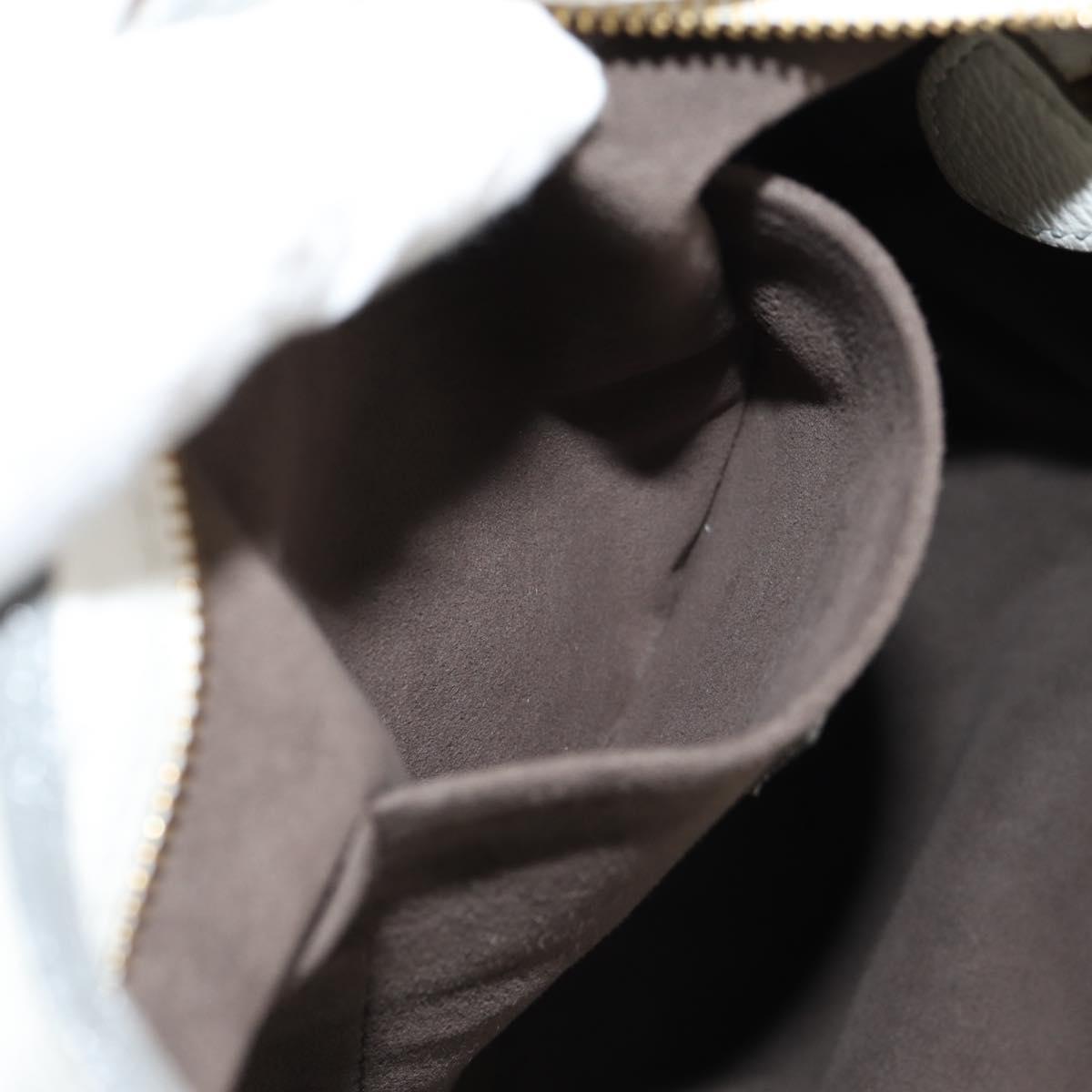 LOUIS VUITTON Mahina Solar GM Hand Bag White M93128 LV Auth 151410A