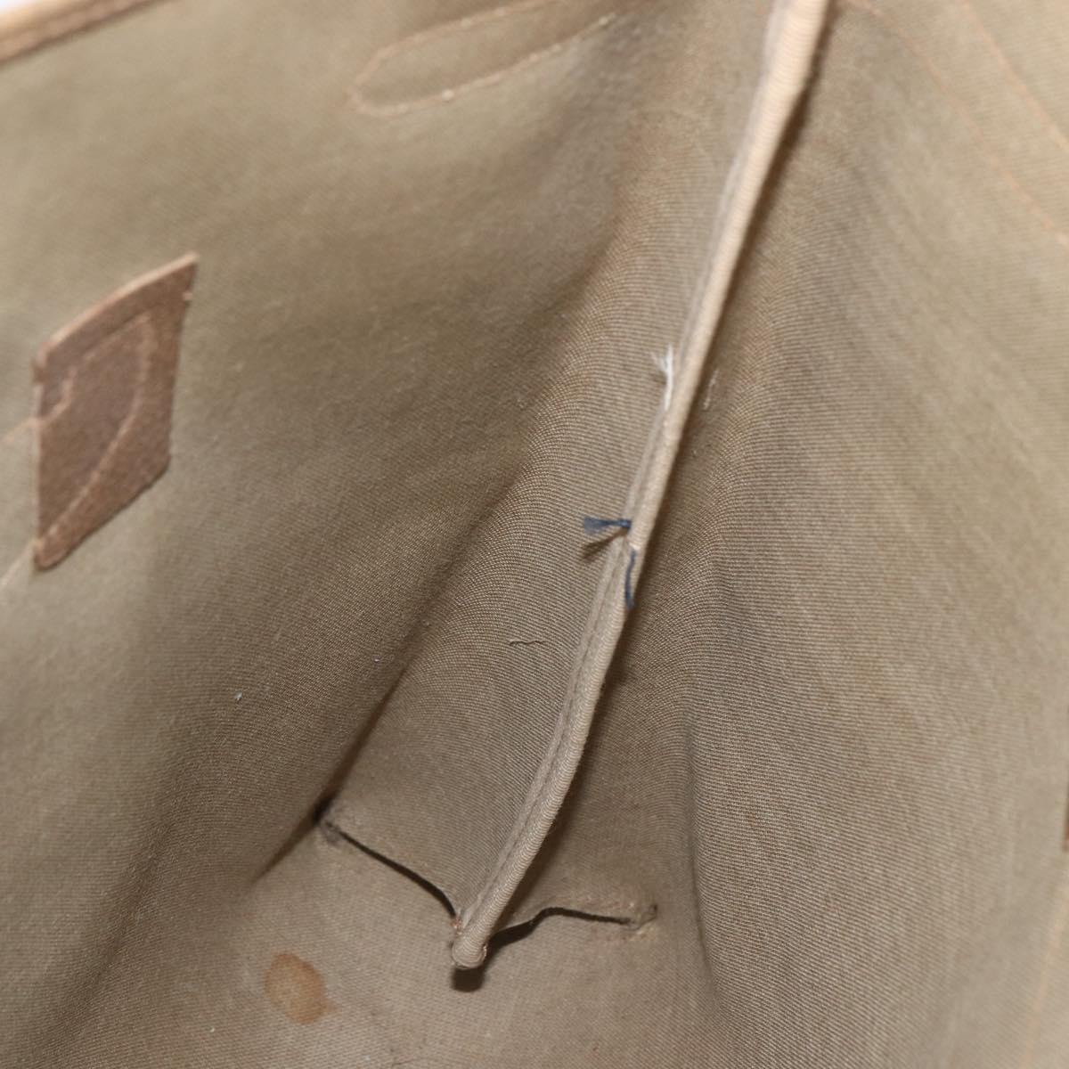 GUCCI GG Supreme Tote Bag PVC Beige Gold 39 02 061 Auth 151428