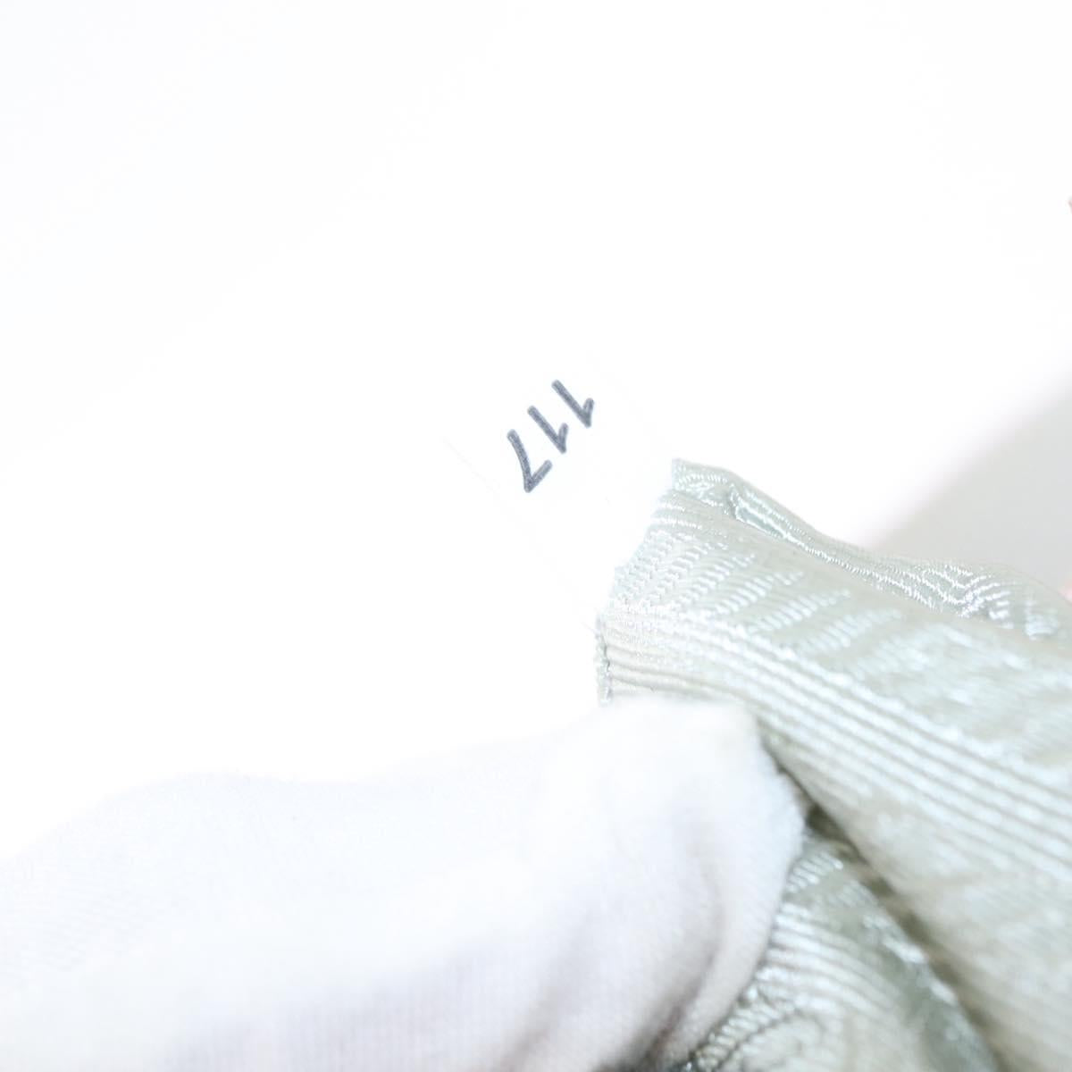 PRADA Tote Bag Nylon Pink Silver Auth 151432