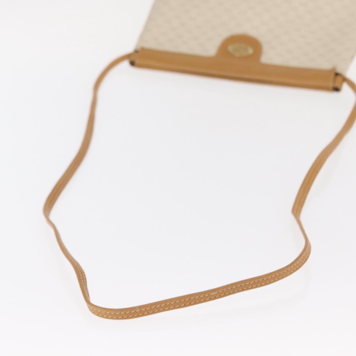 GUCCI Micro GG Supreme Shoulder Bag PVC Cream Gold 007 101 5553 Auth 151435