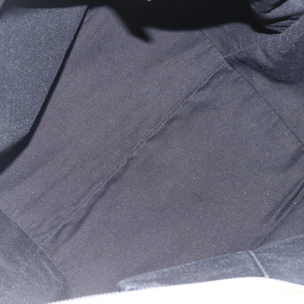 GUCCI GG Canvas Sherry Line Hand Bag Silver 131228 Auth 151449