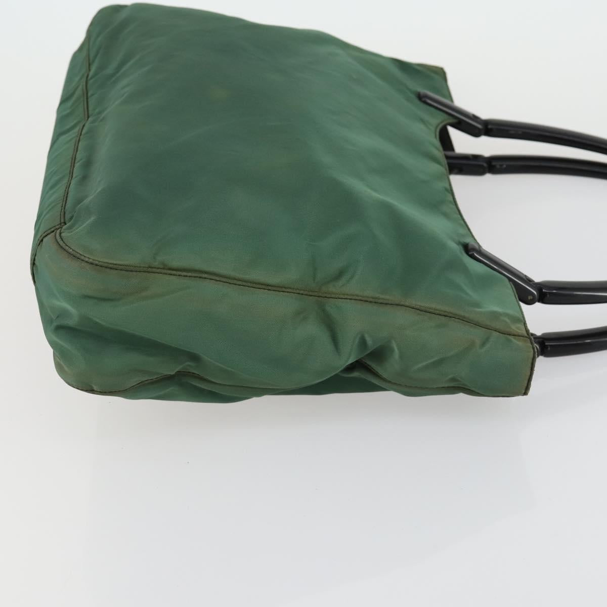 PRADA Tote Bag Nylon 2 Set Khaki Auth 151450