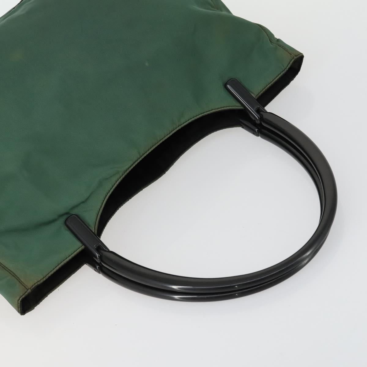 PRADA Tote Bag Nylon 2 Set Khaki Auth 151450
