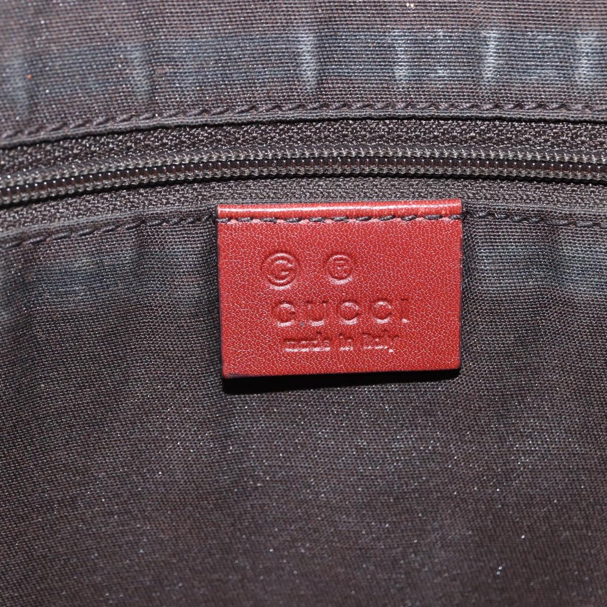 GUCCI Tote Bag Canvas Leather Beige 297435 Auth 151454