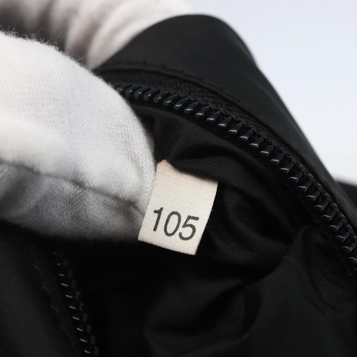 PRADA Sports Shoulder Bag Nylon Black Silver Auth 151492