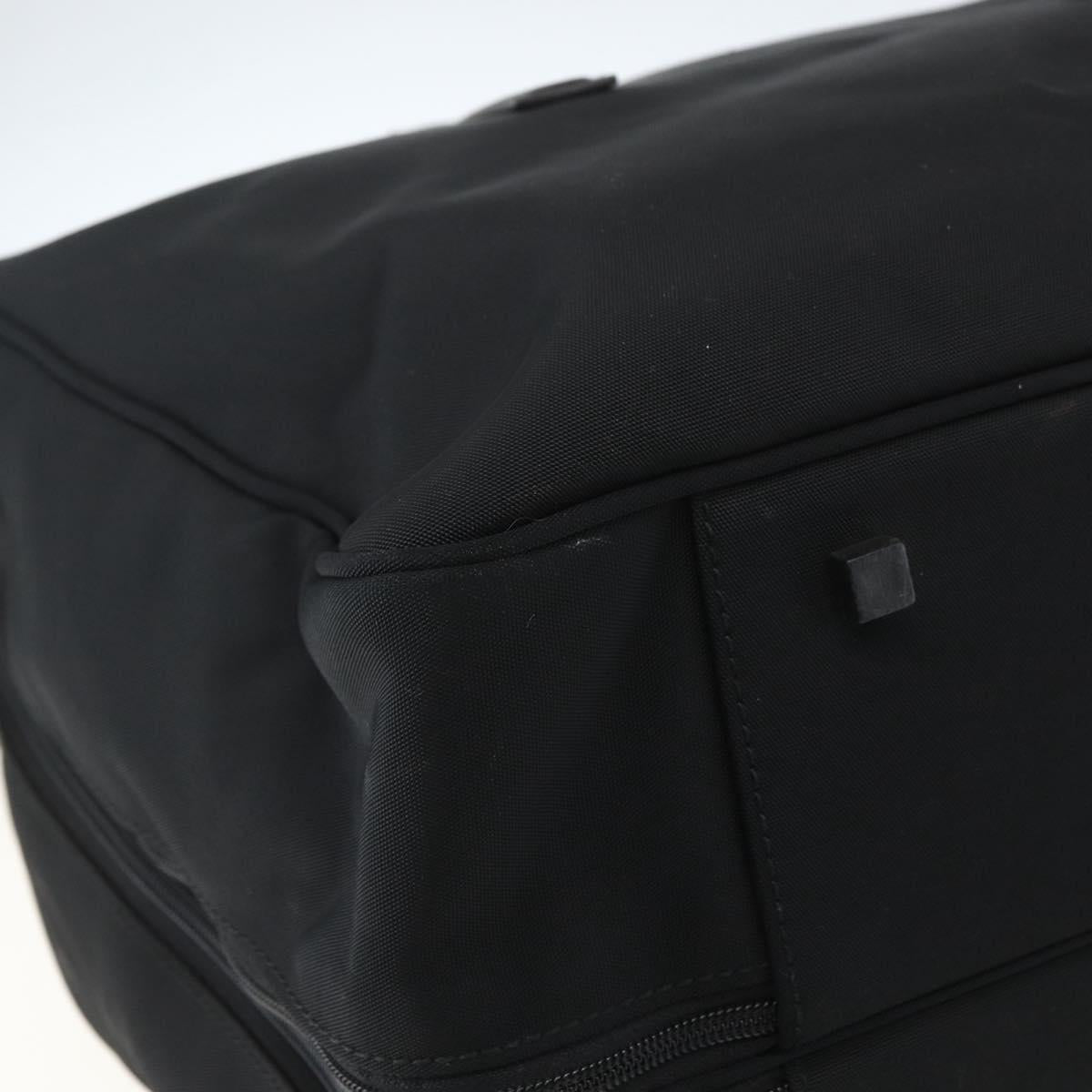 GUCCI Boston Bag Canvas 2way Black Auth 151493