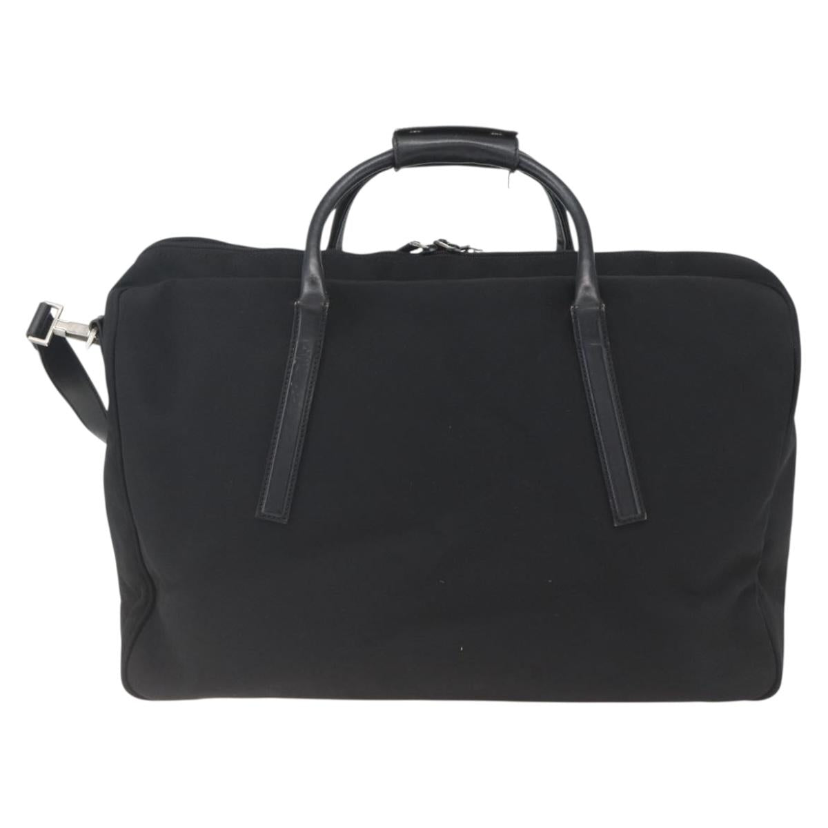 GUCCI Boston Bag Canvas 2way Black Auth 151493