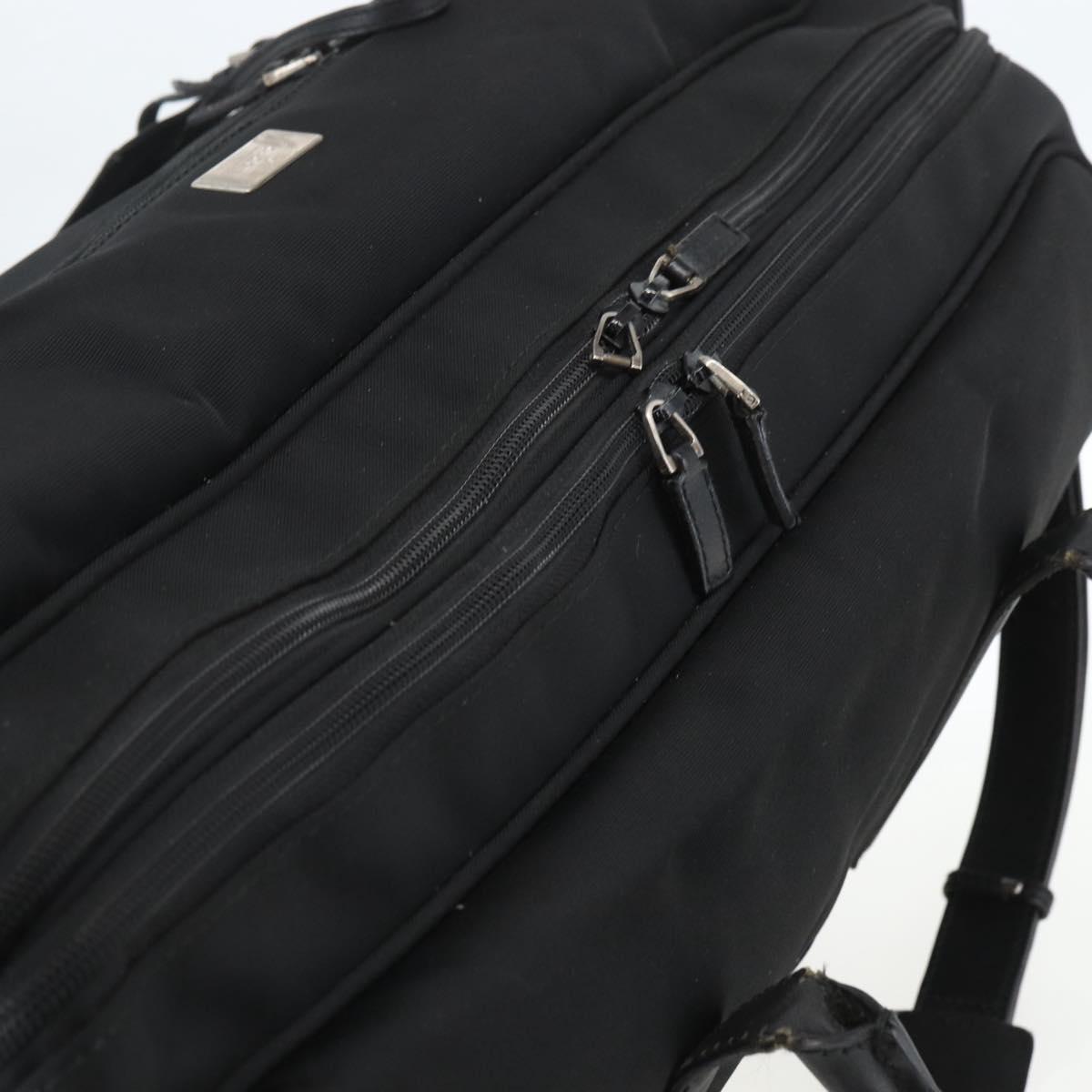 GUCCI Boston Bag Canvas 2way Black Auth 151493