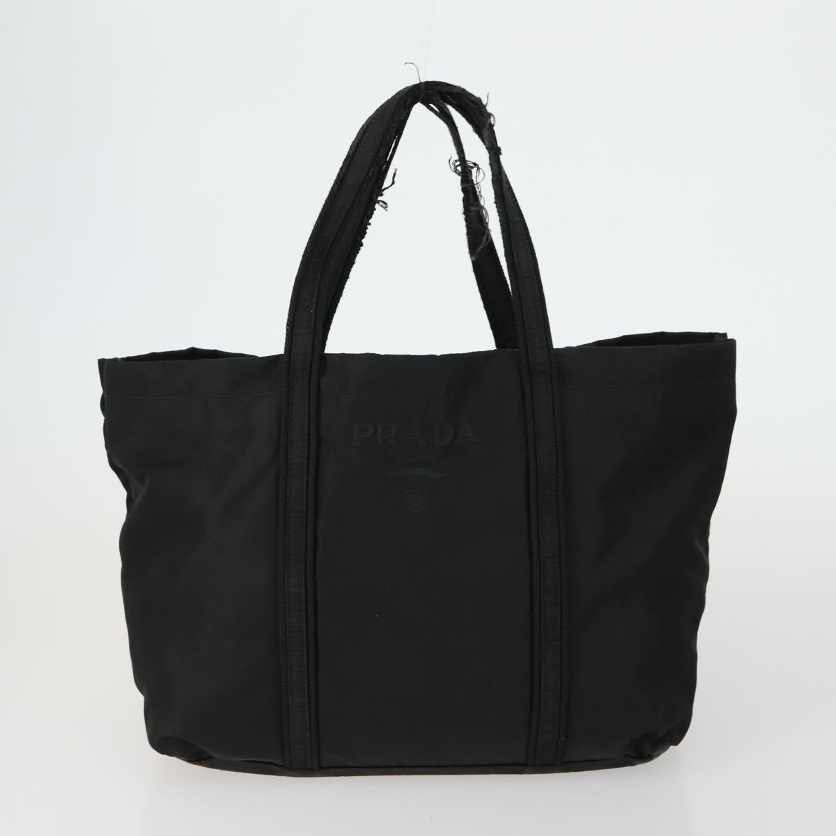 PRADA Hand Bag Nylon 3 Set Black Auth 151495