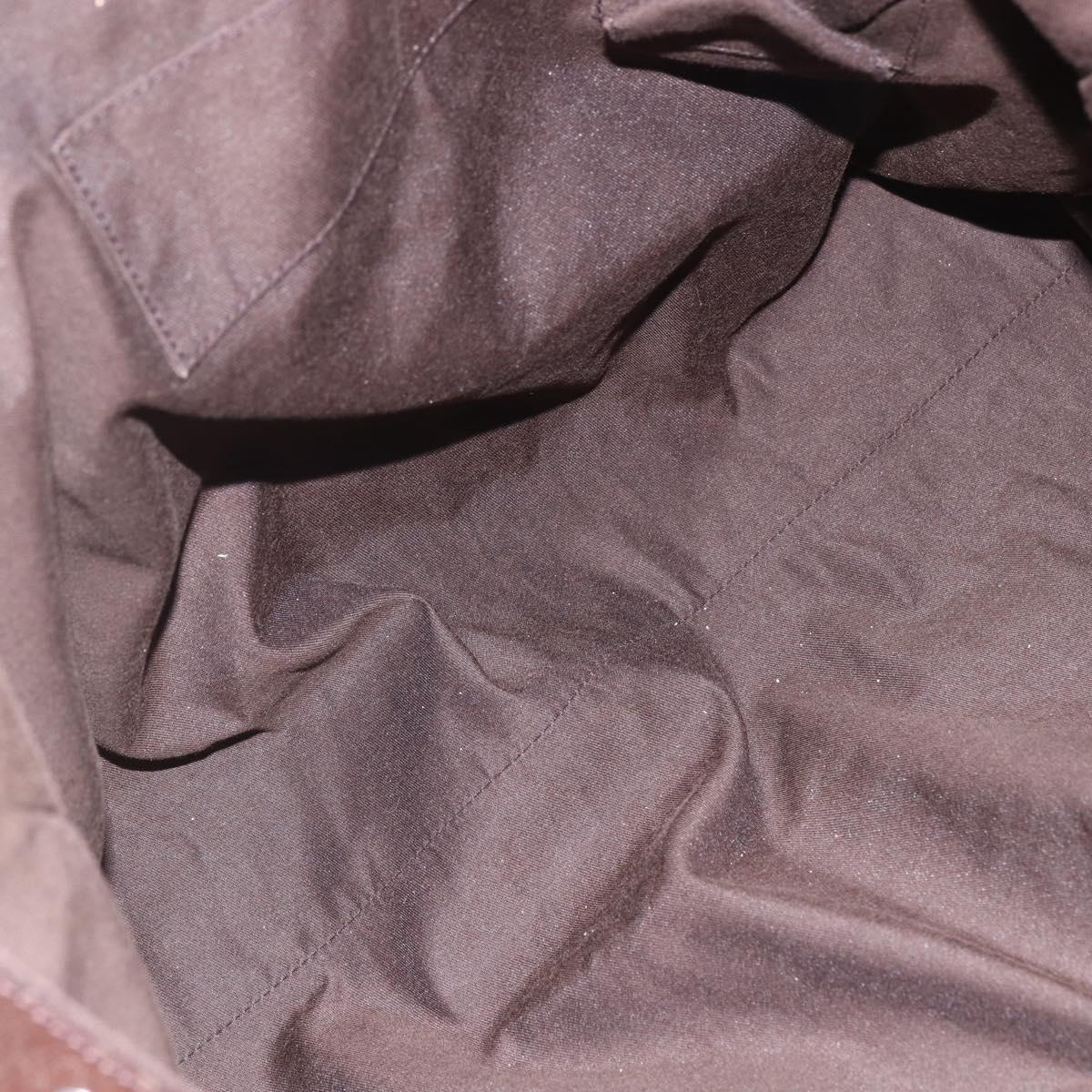 GUCCI GG Canvas Tote Bag Beige Silver 153213 Auth 151508