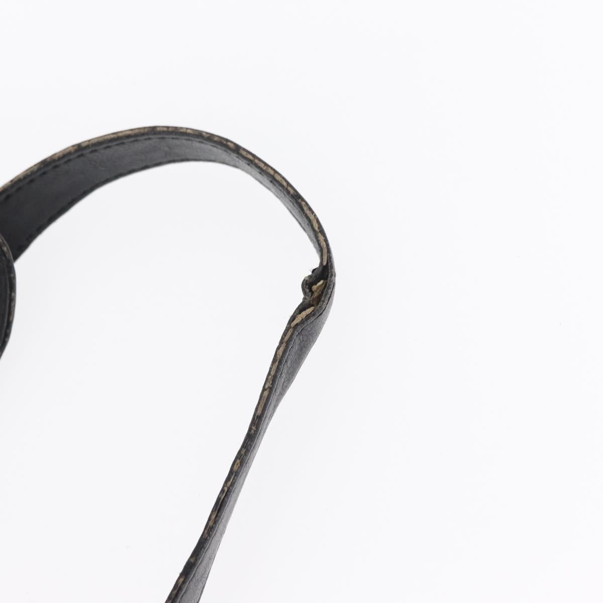 GUCCI Bamboo Backpack Leather Black Gold 003 2058 0030 Auth 151518