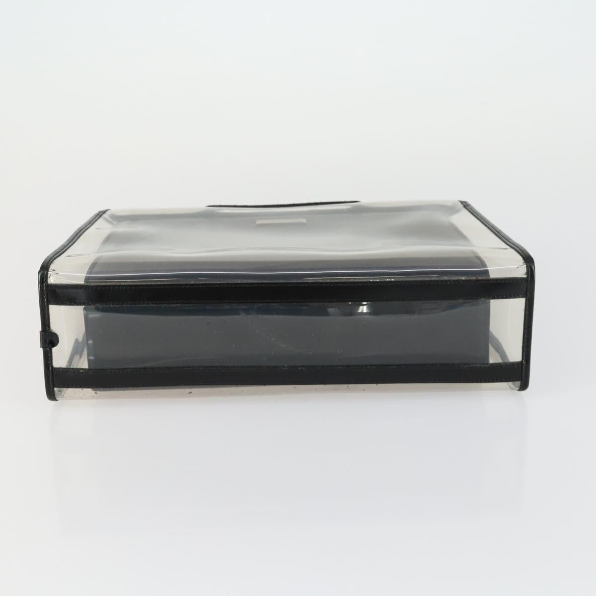 GUCCI Hand Bag Vinyl Clear 000 2058 0548 5 Auth 151521