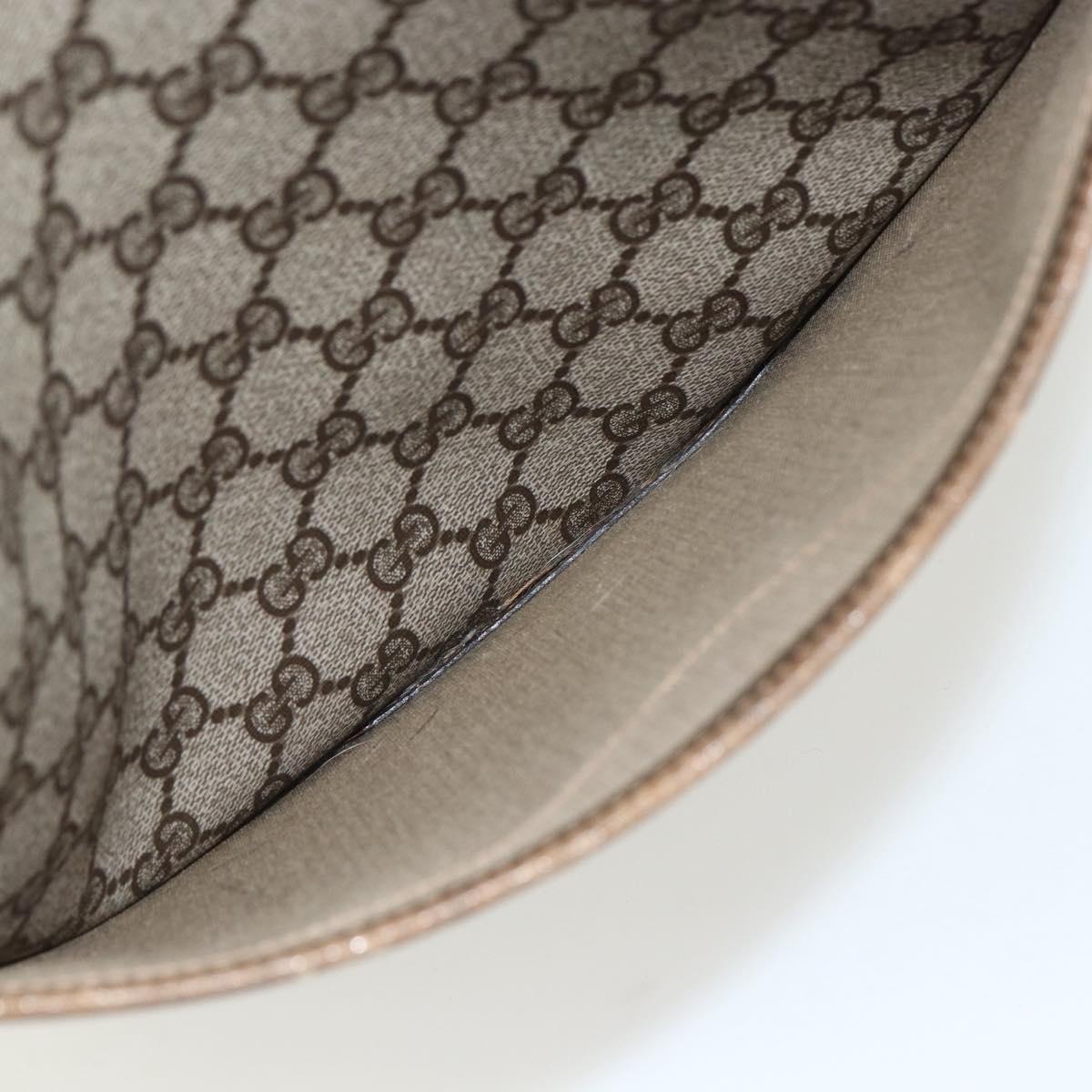 GUCCI GG Supreme Web Sherry Line Tote Bag PVC Beige Red 39 02 003 Auth 151523