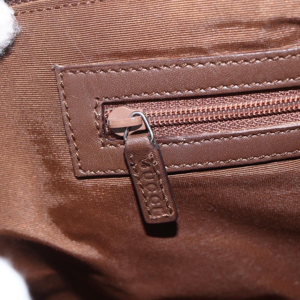 GUCCI GG Canvas Hand Bag Beige 001 4283 Auth 151530