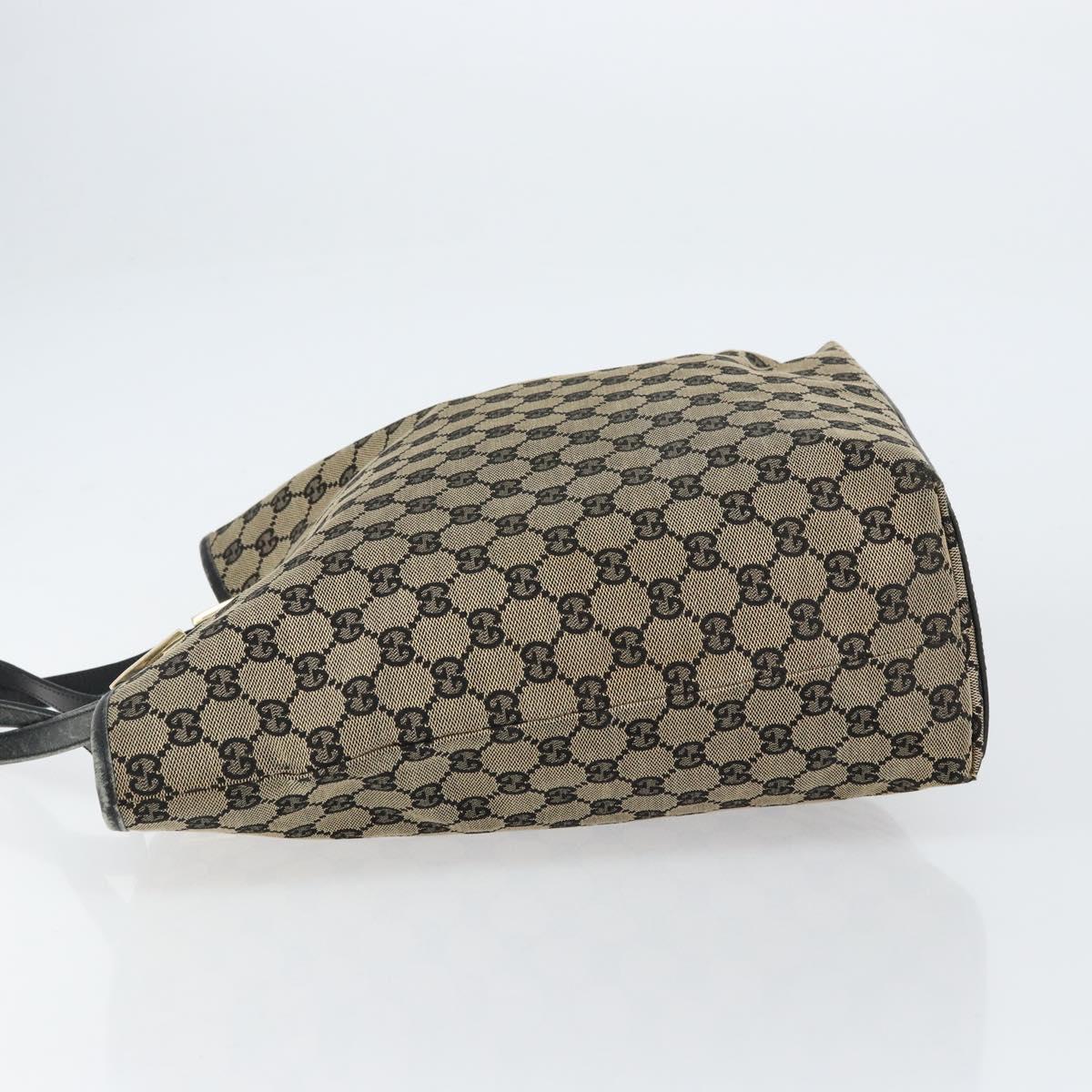 GUCCI GG Canvas Tote Bag Beige Gold 002 1098 Auth 151536