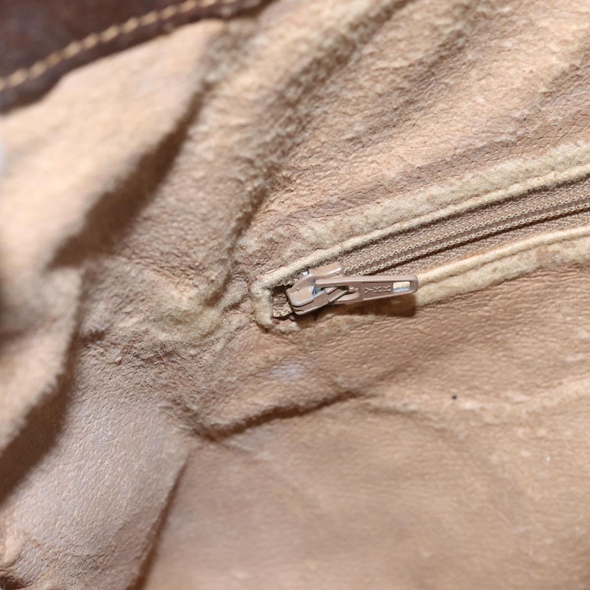 GUCCI GG Supreme Web Sherry Line Bag PVC Beige Gold 001 256 0719 Auth 151537