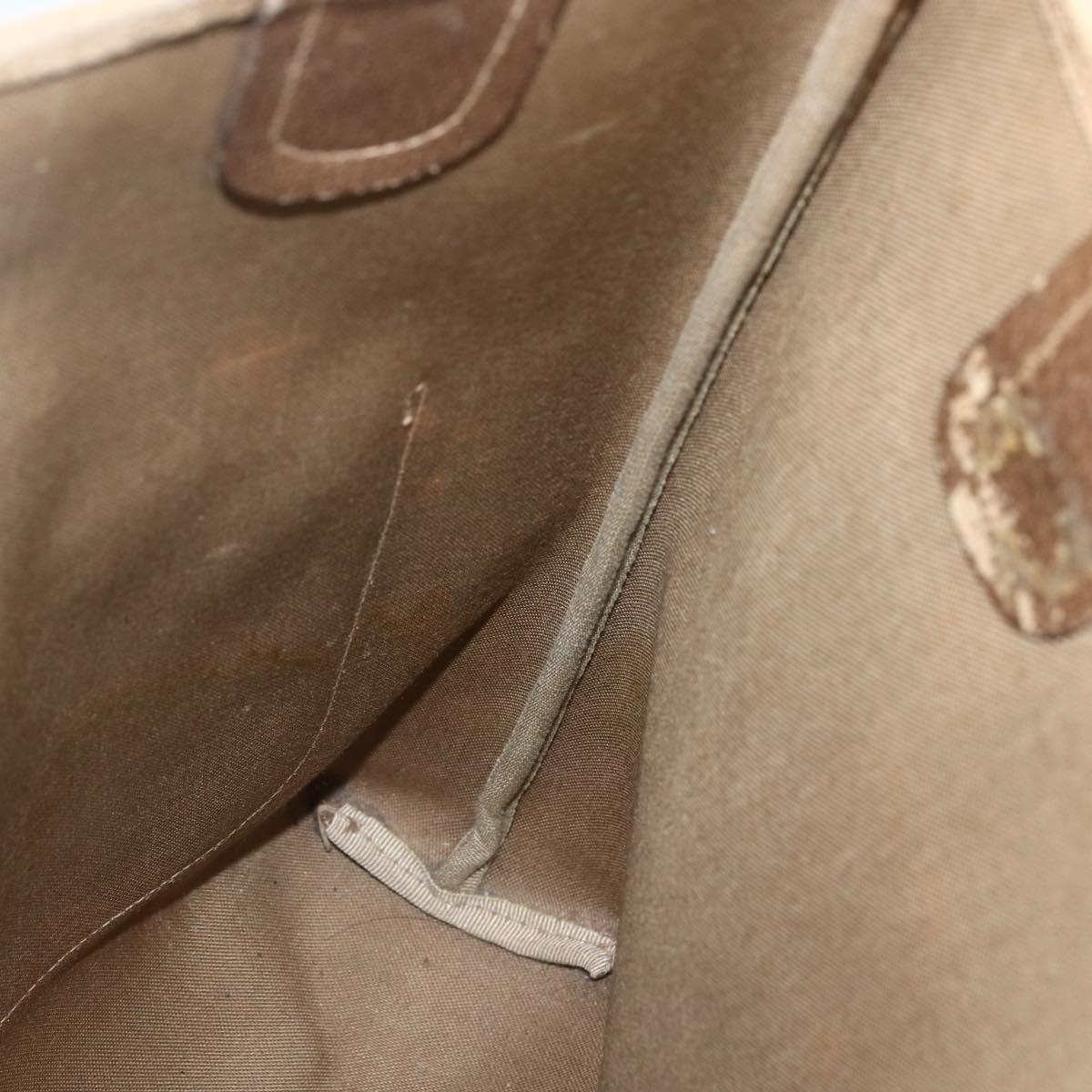 GUCCI GG Supreme Web Sherry Line Tote Bag PVC Beige Red 40 02 003 Auth 151539